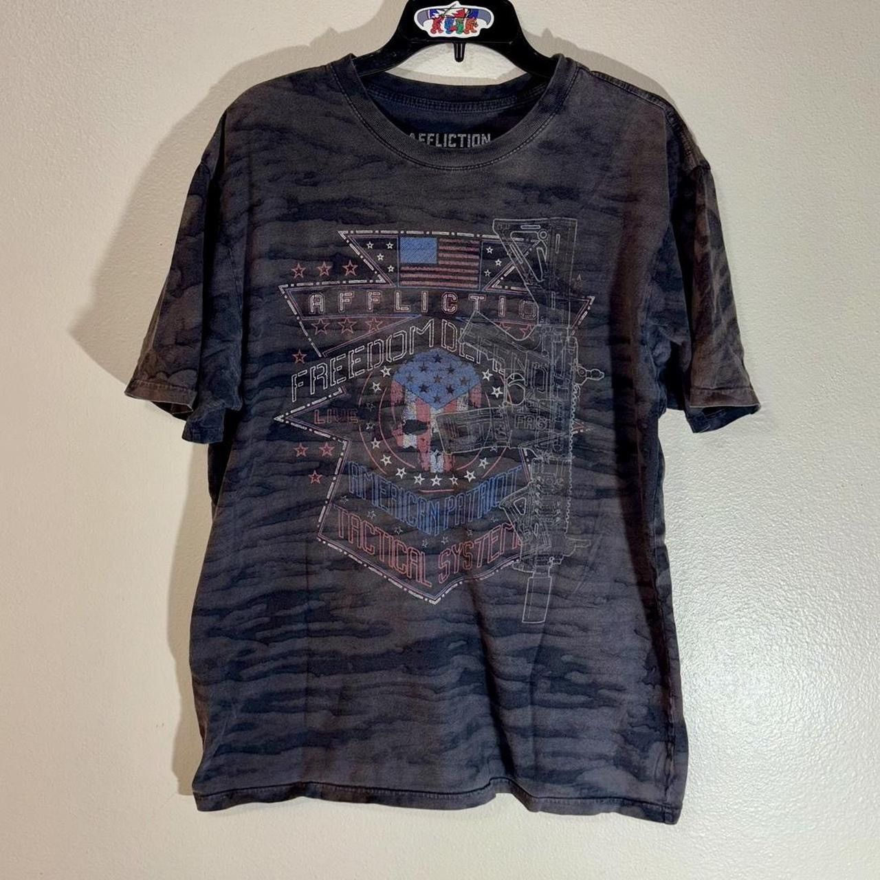 Affliction Y2K 2000s AFFLICTION Grunge Skull Tee Size ADULT LARGE Size US L / EU 52-54 / 3 - 1 Thumbnail
