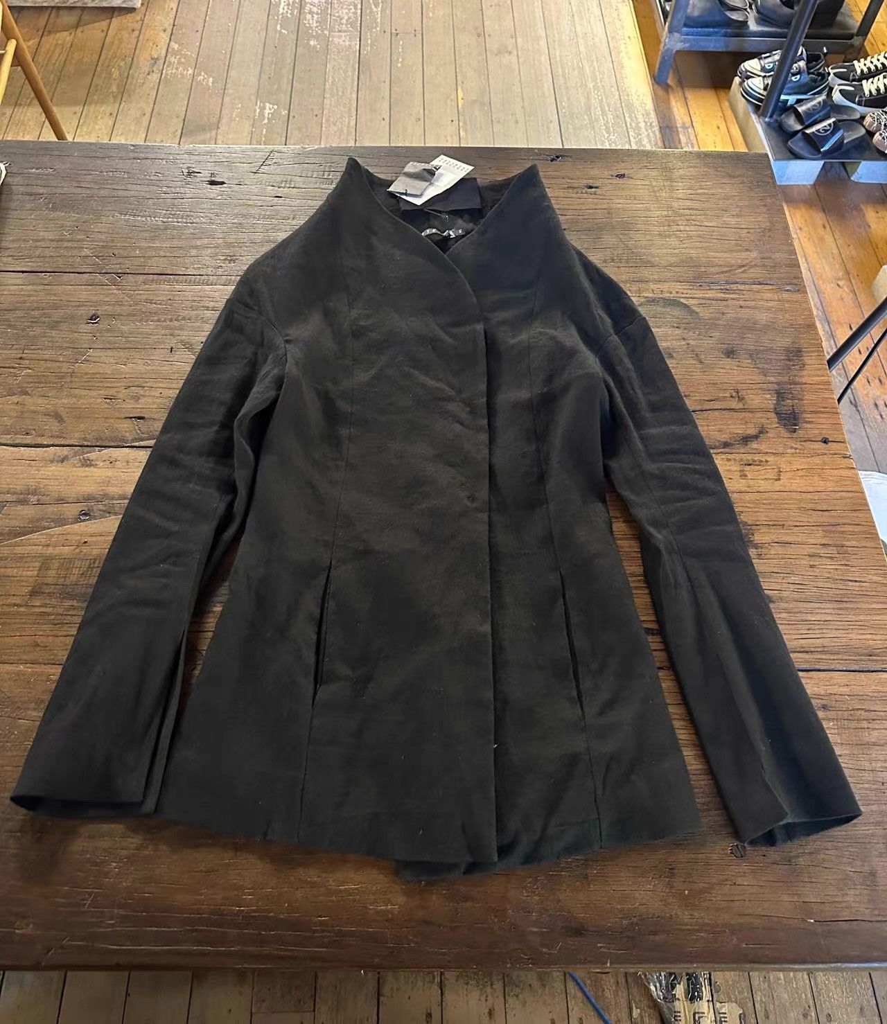 Peachoo + Krejberg PEACHOO + KREJBERG 14FW women’s shawl‑collar blazer Ｑ25 Size S / US 4 / IT 40 - 1 Thumbnail