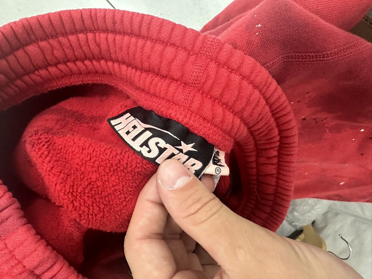 HELLSTAR Hellstar Red Skull Distressed sweat pants Size US 30 / EU 46 - 4 Thumbnail