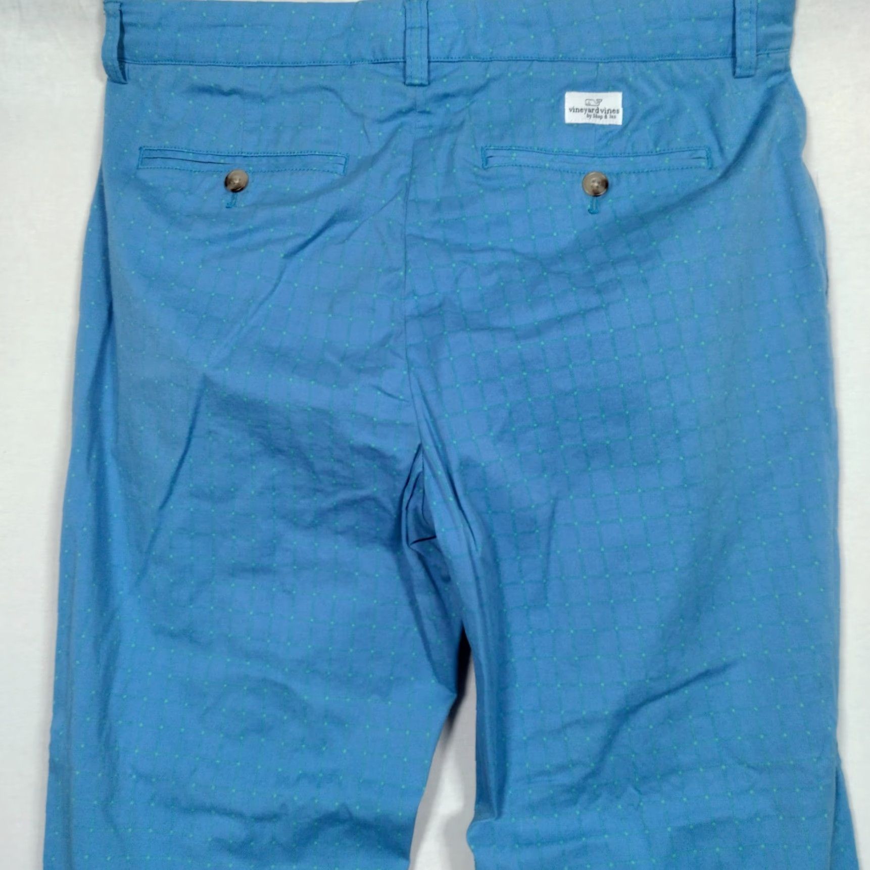 Vineyard Vines Vineyard Vines Links Pant Men's Golf Chino Pants 32x31 Blue Grid Spring Easter Size US 32 / EU 48 - 5 Thumbnail
