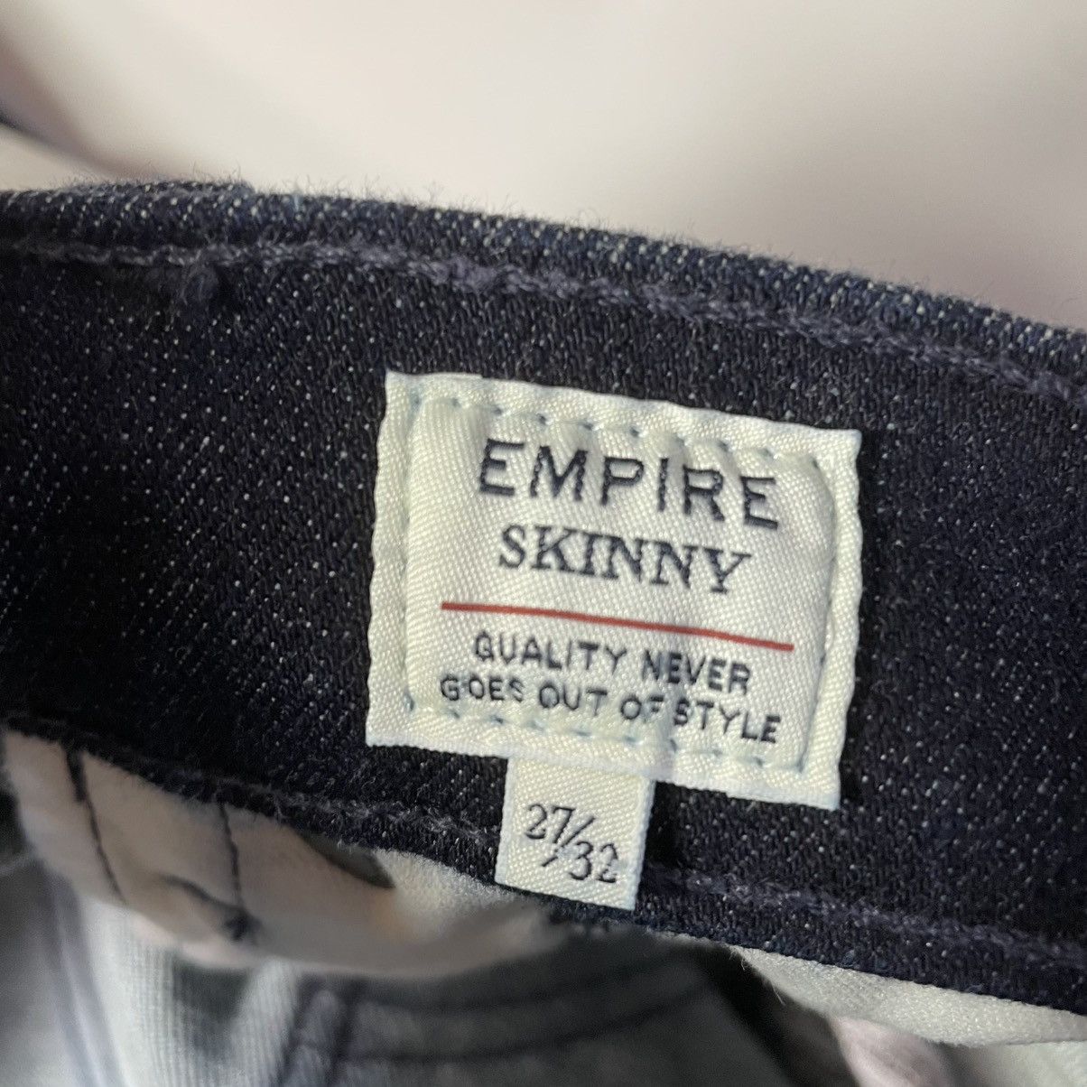 Levi's Made & Crafted Levis Made and Crafted Dark Denim Skinny Jeans size 27 Size US 27 - 4 Thumbnail