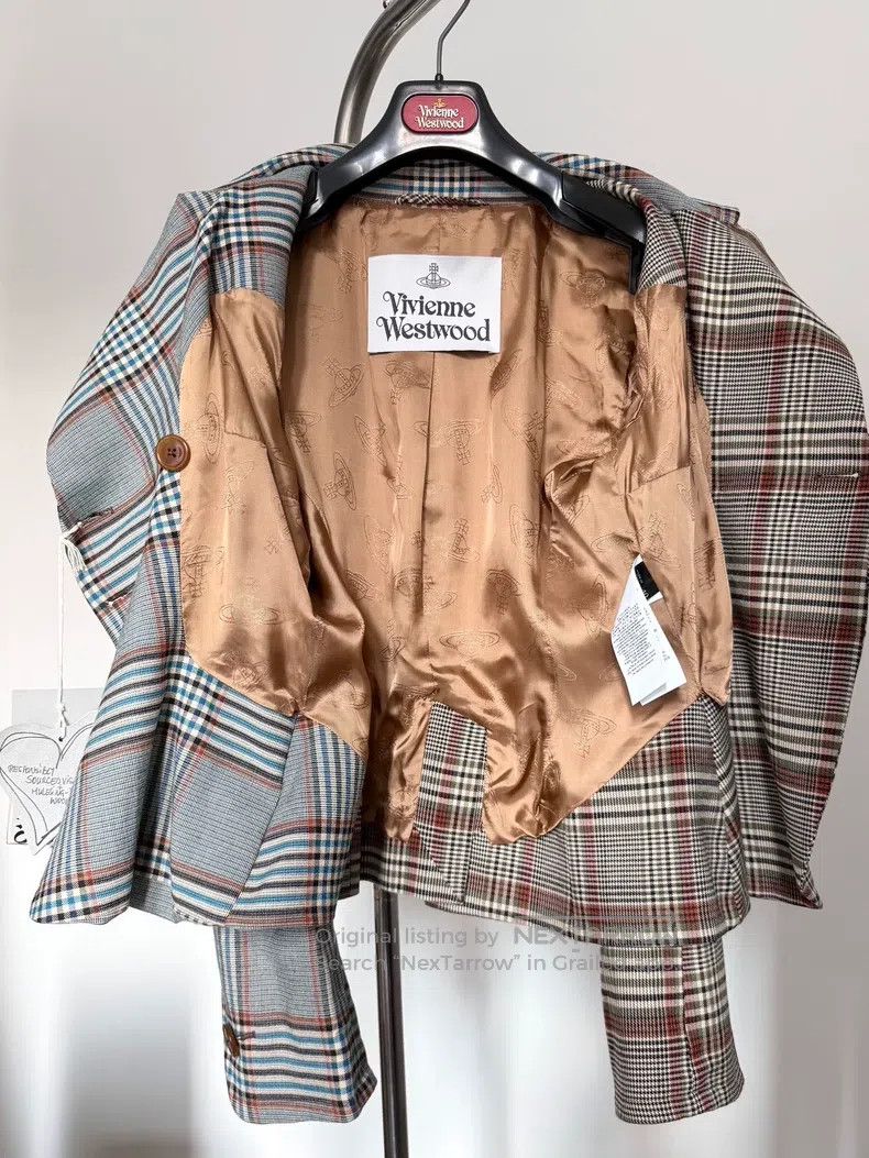 Vivienne Westwood Vivienne Westwood Vintage Alcoholic Jacket Tweed Blazer Size XS / US 0-2 / IT 36-38 - 8 Thumbnail