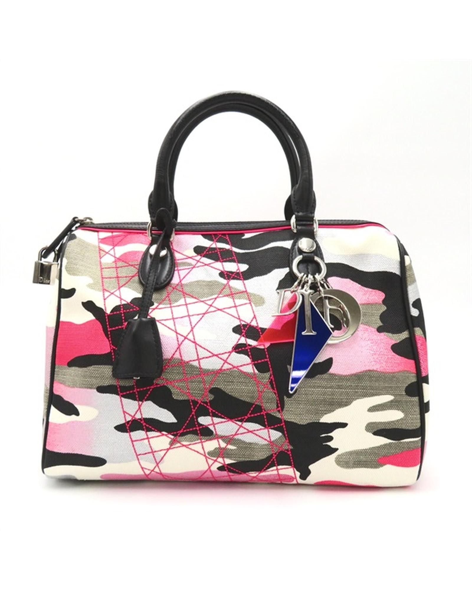 image of Multicolor Boston Bag By Dior X Anselm Reyle, Women's