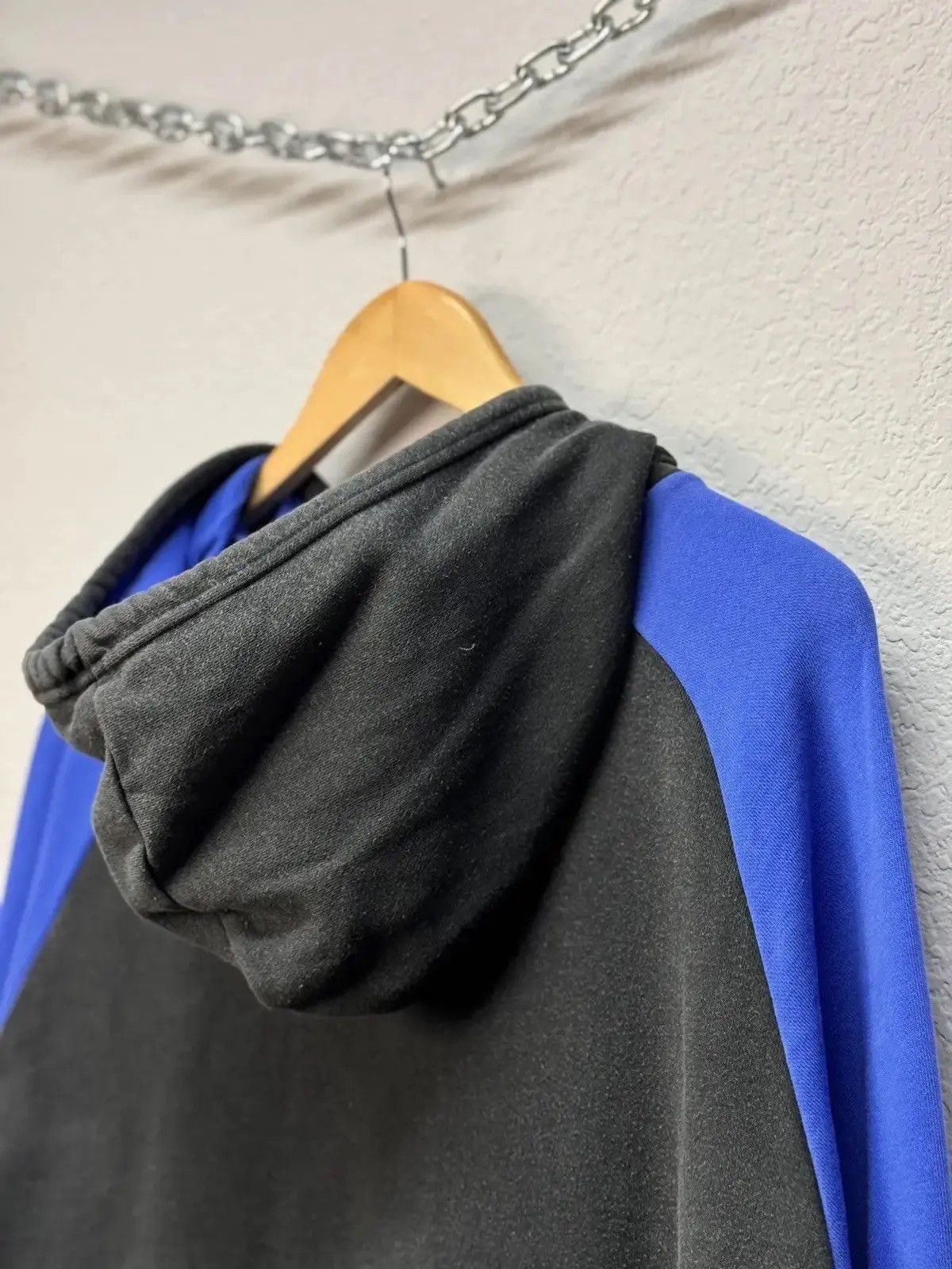 Nike × Vintage Vintage Nike Inter Milan Y2K Hoodie Blockkore Style Size US L / EU 52-54 / 3 - 6 Thumbnail