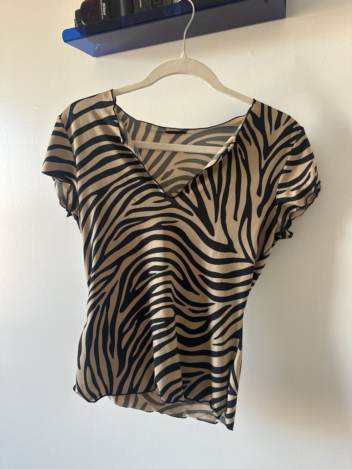 Other Zebra Print Blouse Size XS / US 0-2 / IT 36-38 - 1 Thumbnail