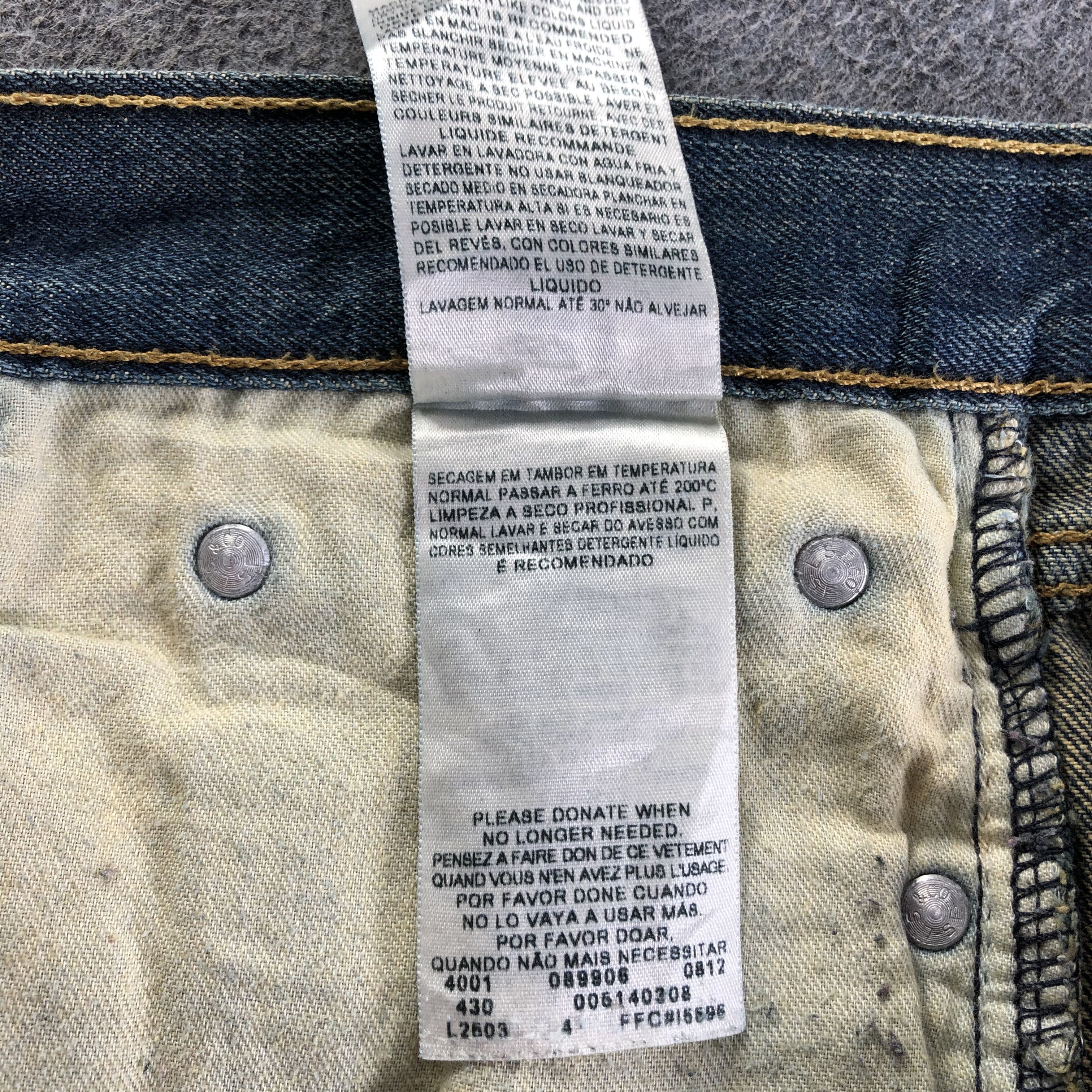 Levi's Vintage Blue Wash Levis 514 Jeans-J3701 Size US 36 / EU 52 - 11 Thumbnail