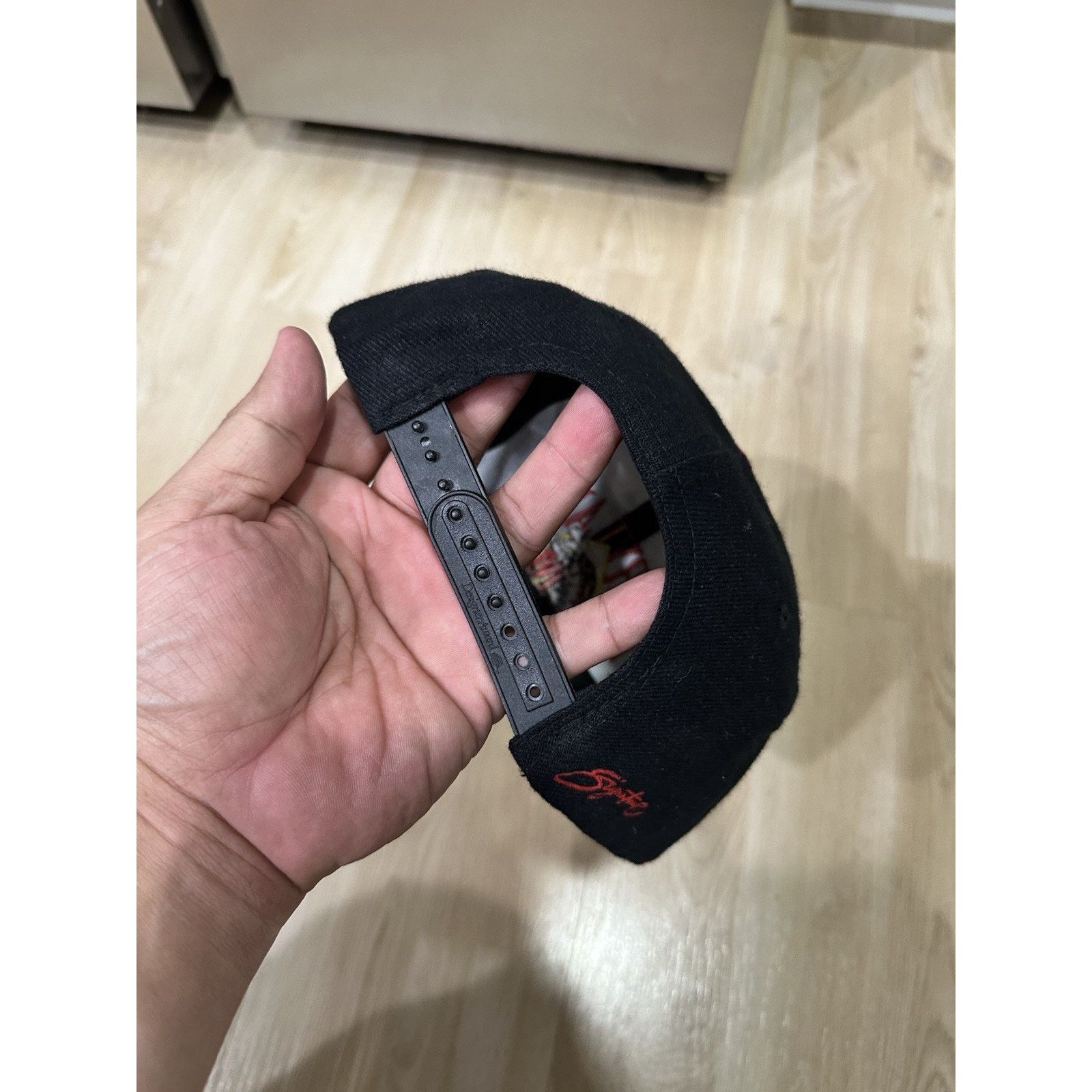 Signatures Vtg 90s Maryland Terrapins Snapback Hat Signatures Black Red Size ONE SIZE - 3 Thumbnail