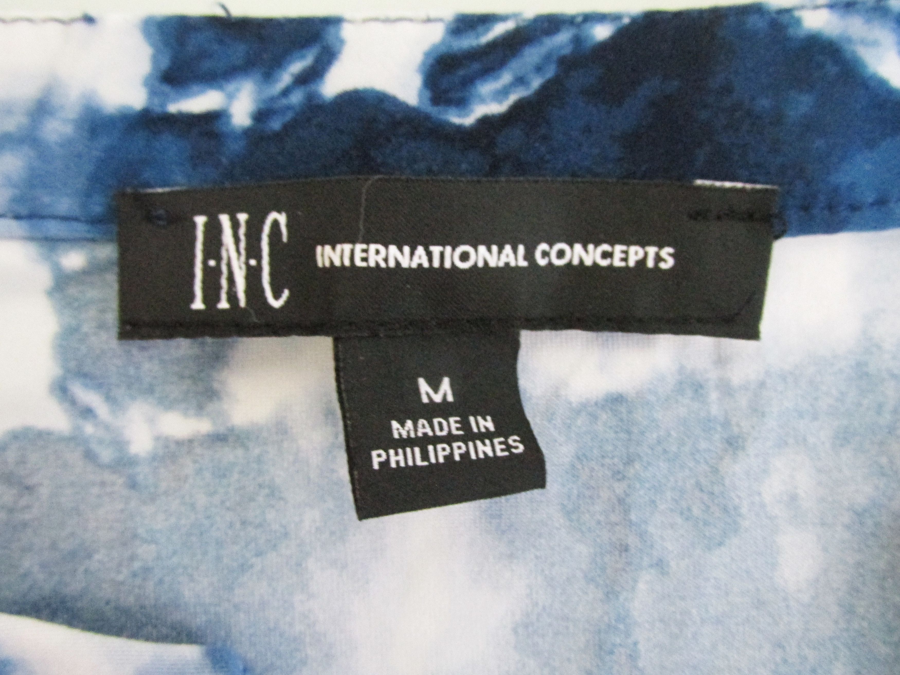 I.N.C INC International Concepts Tie Dye Knit Top Size Medium Size M / US 6-8 / IT 42-44 - 2 Thumbnail