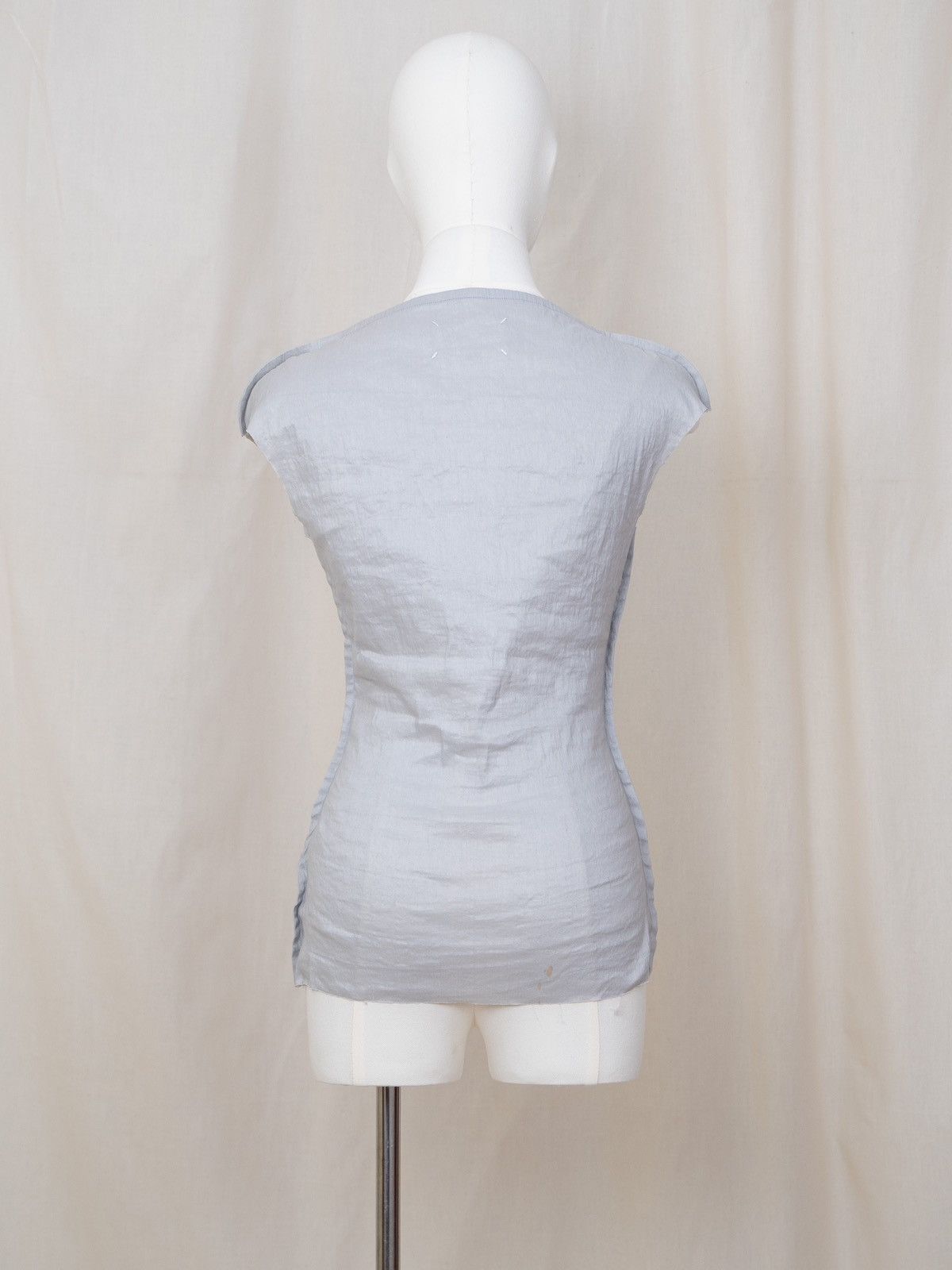 Maison Margiela Margiela | SS2012 Gray Stretch Top Size XS / US 0-2 / IT 36-38 - 8 Thumbnail