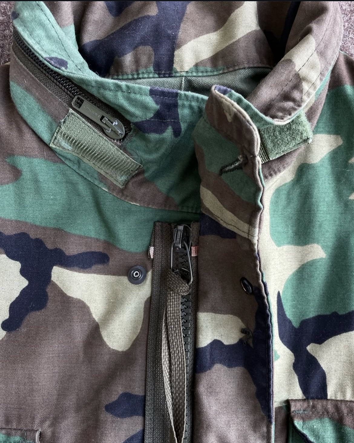 Other US Army M 65 Woodland Field Jacket Size US L / EU 52-54 / 3 - 6 Thumbnail