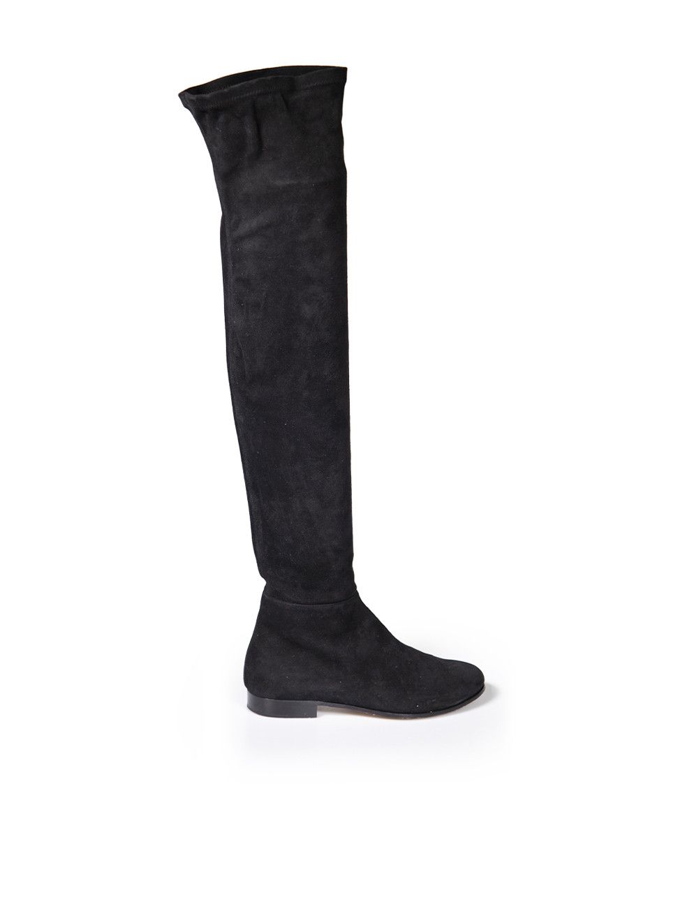 Black Suede Myren Over The Knee Boots