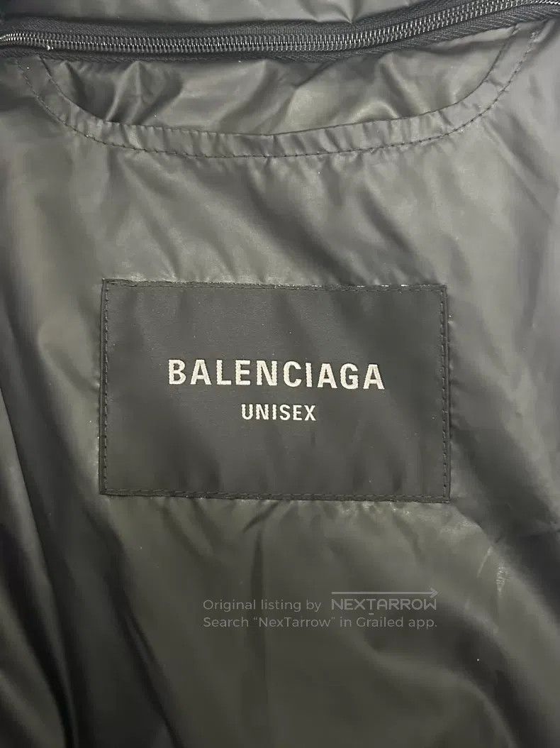 Balenciaga Balenciaga Letter Printed Puffer Jacket with Down Size US M / EU 48-50 / 2 - 3 Thumbnail