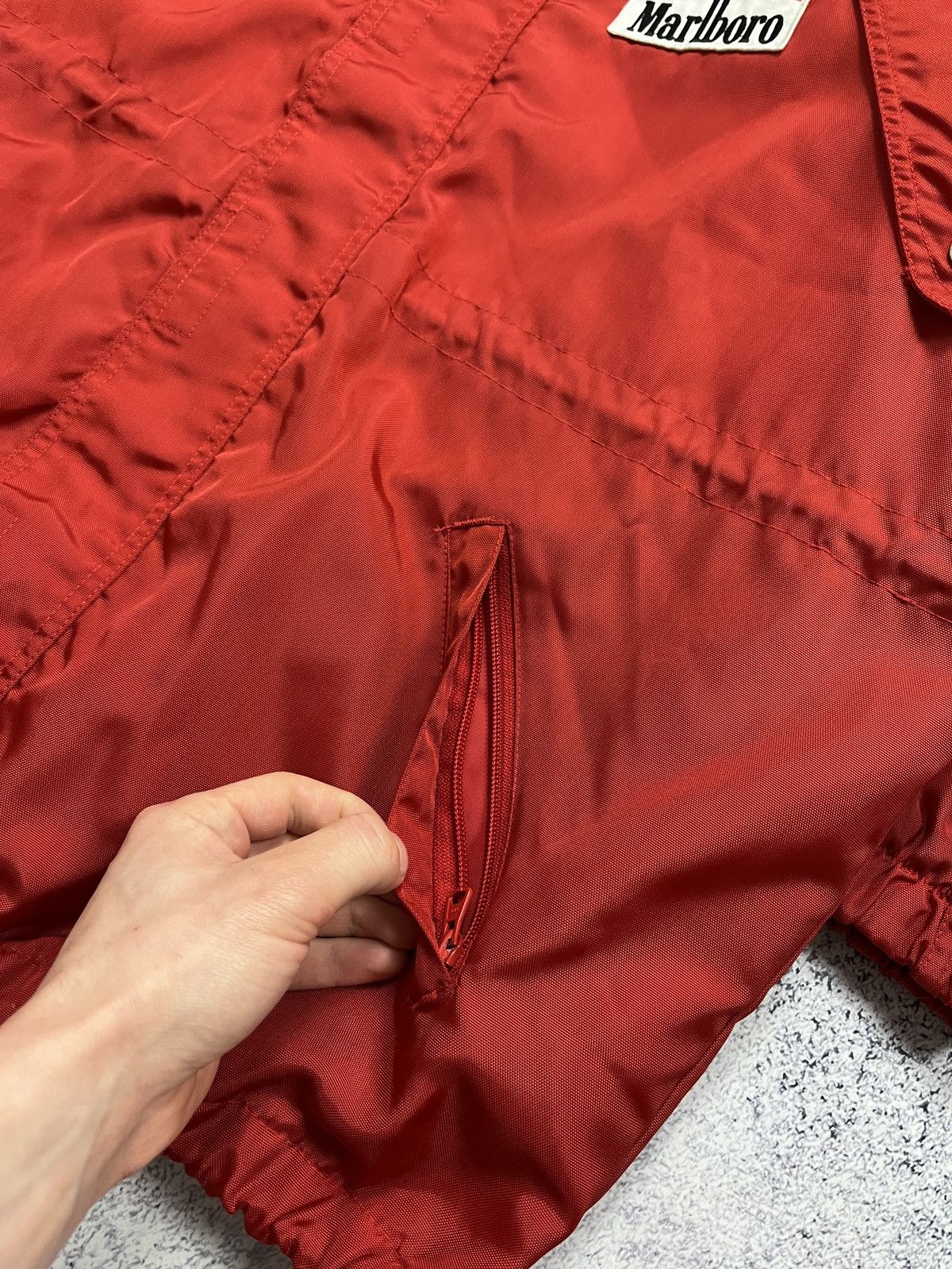 Marlboro × Vintage Vintage 90s Racing Marlboro Cigarettes Parka Warm Jacket Size US XL / EU 56 / 4 - 7 Thumbnail