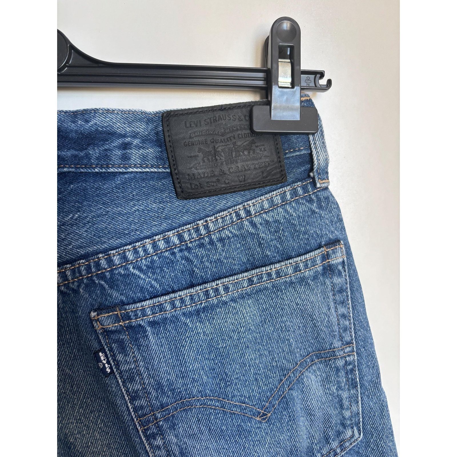 Levi's × Levi's Made & Crafted × Levi's Vintage Clothing Levi’s 501 Made & Crafted Blue Jeans Rare High Rise Tapered Size US 27 - 10 Thumbnail