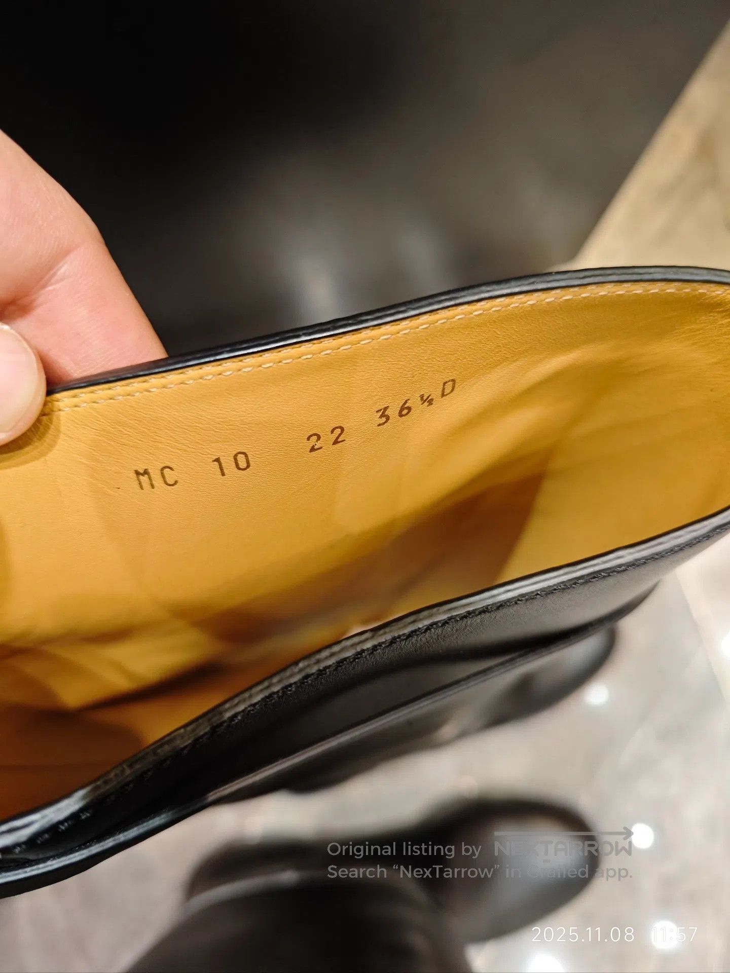 Dior Dior Black Leather CD Logo Tall Boots| Size US 6 / IT 36 - 3 Thumbnail