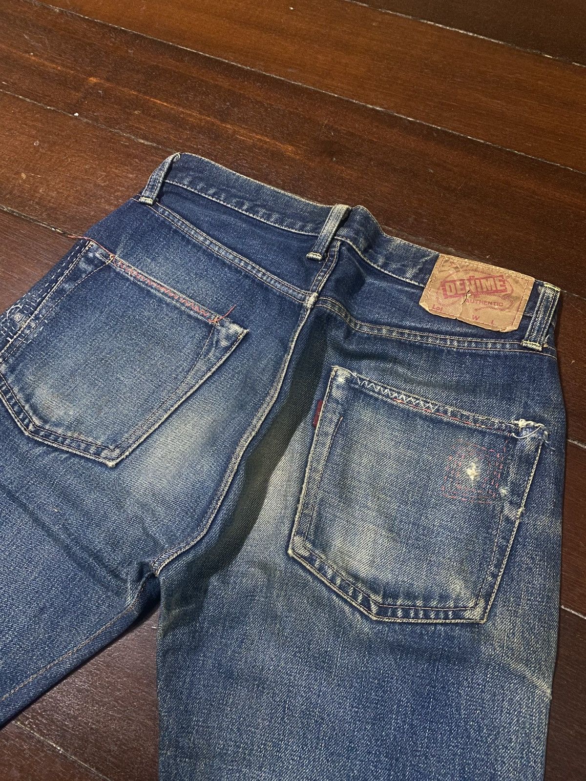 Denime Vintage Denime Japan Distressed Selvedge rework mud wash Size US 30 / EU 46 - 20 Thumbnail