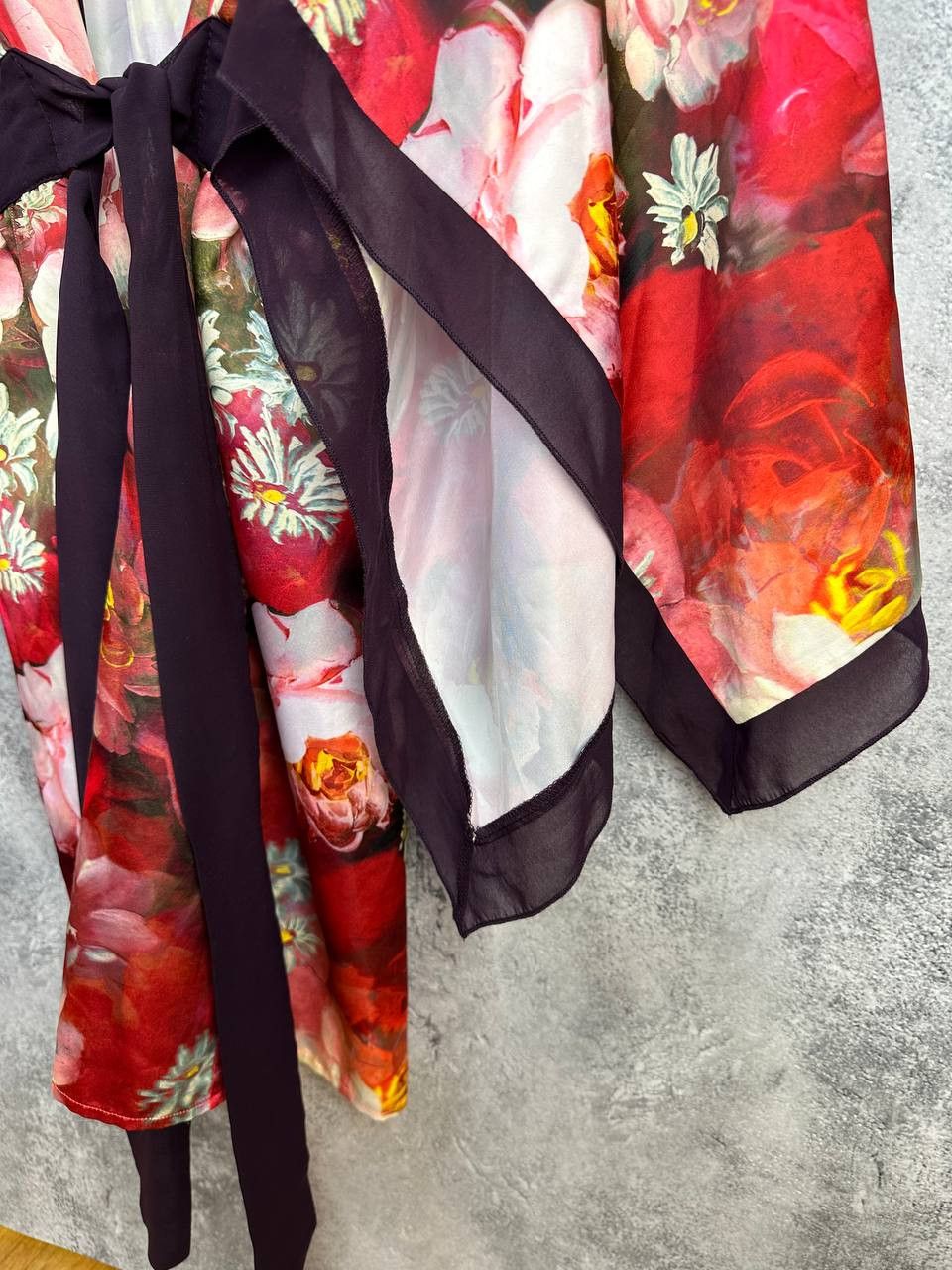 Ted Baker Ted Baker Botanical Floral Satin Kimono Robe Belted Wrap Size XL / US 12-14 / IT 48-50 - 9 Thumbnail