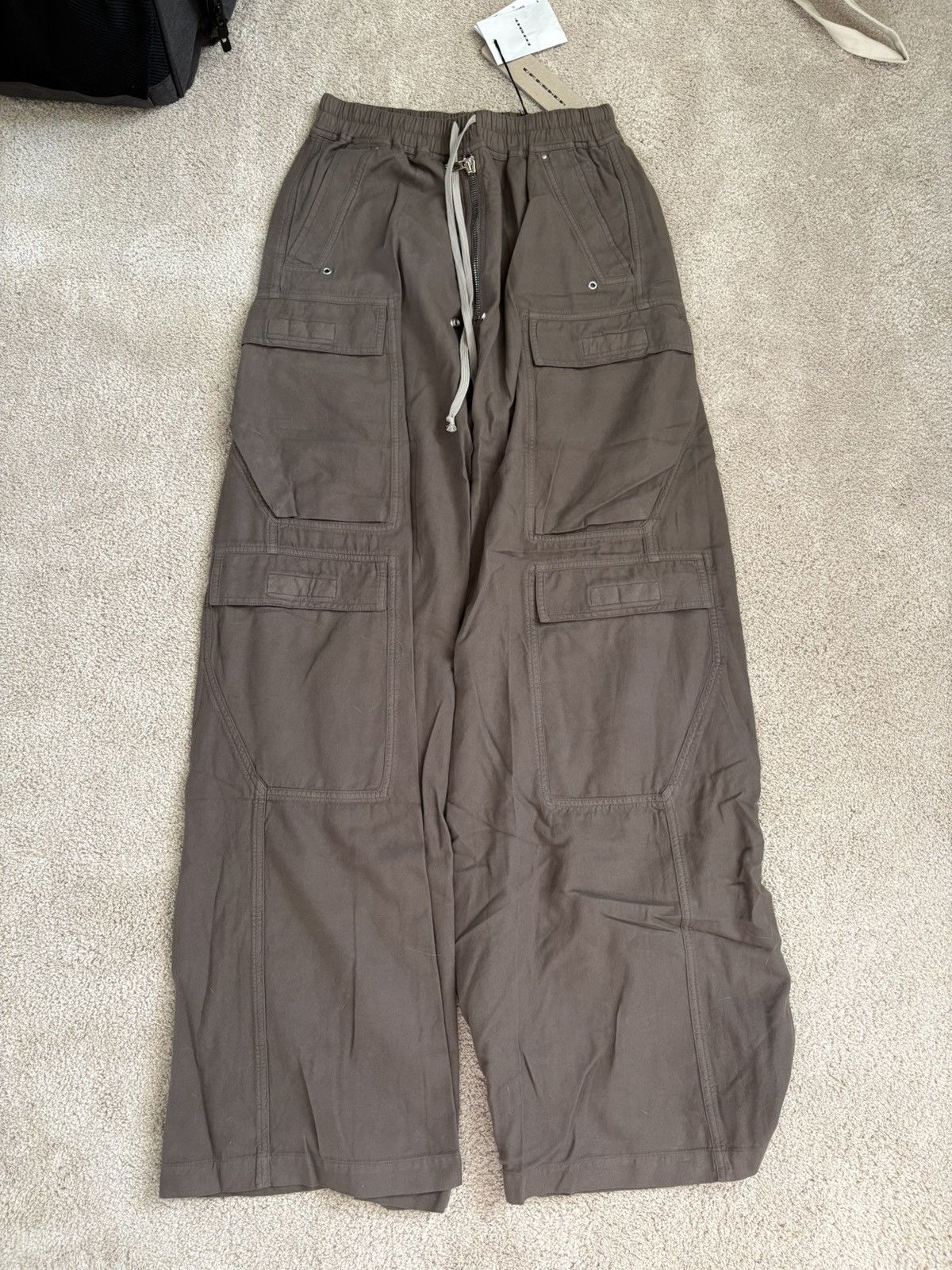 Rick Owens Drkshdw Rick Owens DRKSHDW grey cargobelas Size US 28 / EU 44 - 1 Thumbnail