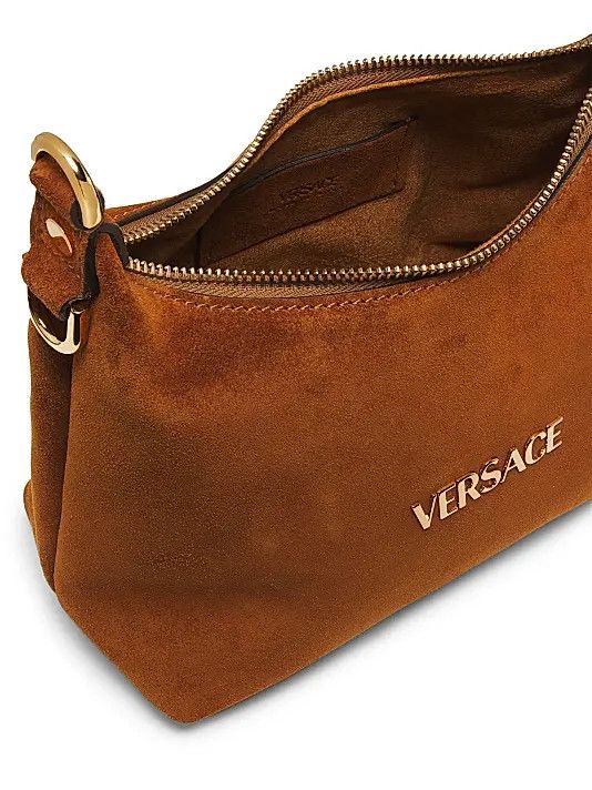 Versace os11x0326 Size: OS / Suede Hobo Bag in Brown Size ONE SIZE - 5 Thumbnail