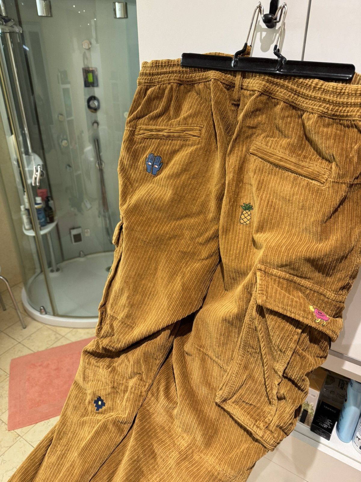 Dsquared2 Dsquared2 Embroidered Corduroy Cargo Pants Size US 34 / EU 50 - 9 Thumbnail