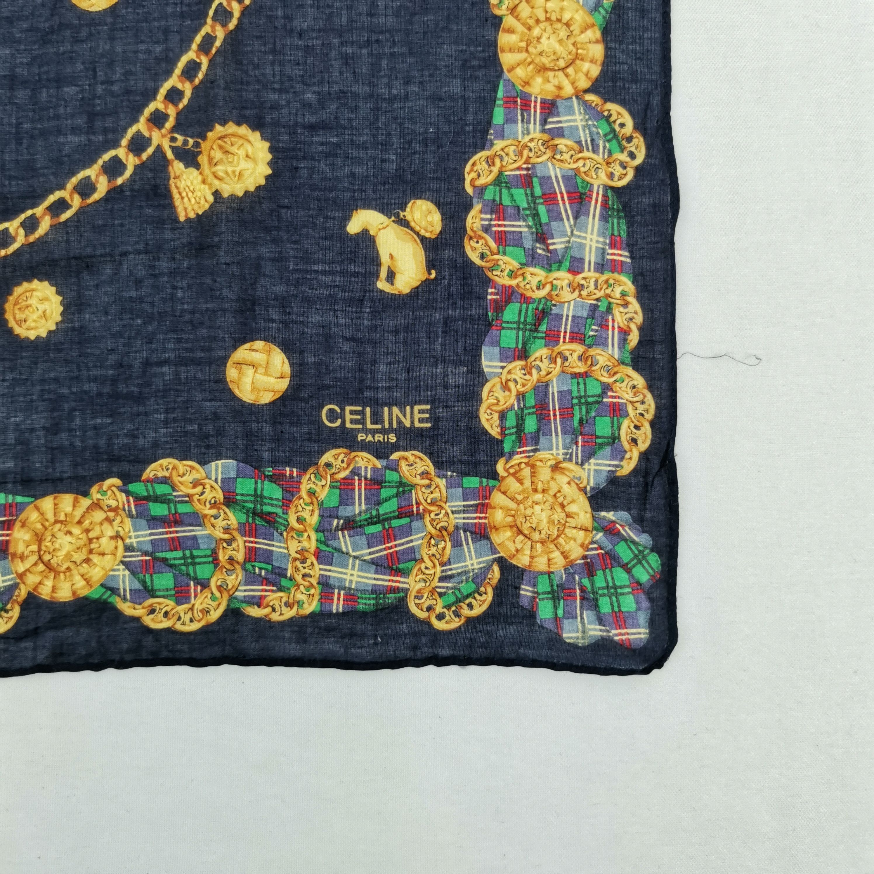 Celine Vintage CELINE Handkerchief Neckerchief Bandana Size ONE SIZE - 2 Thumbnail