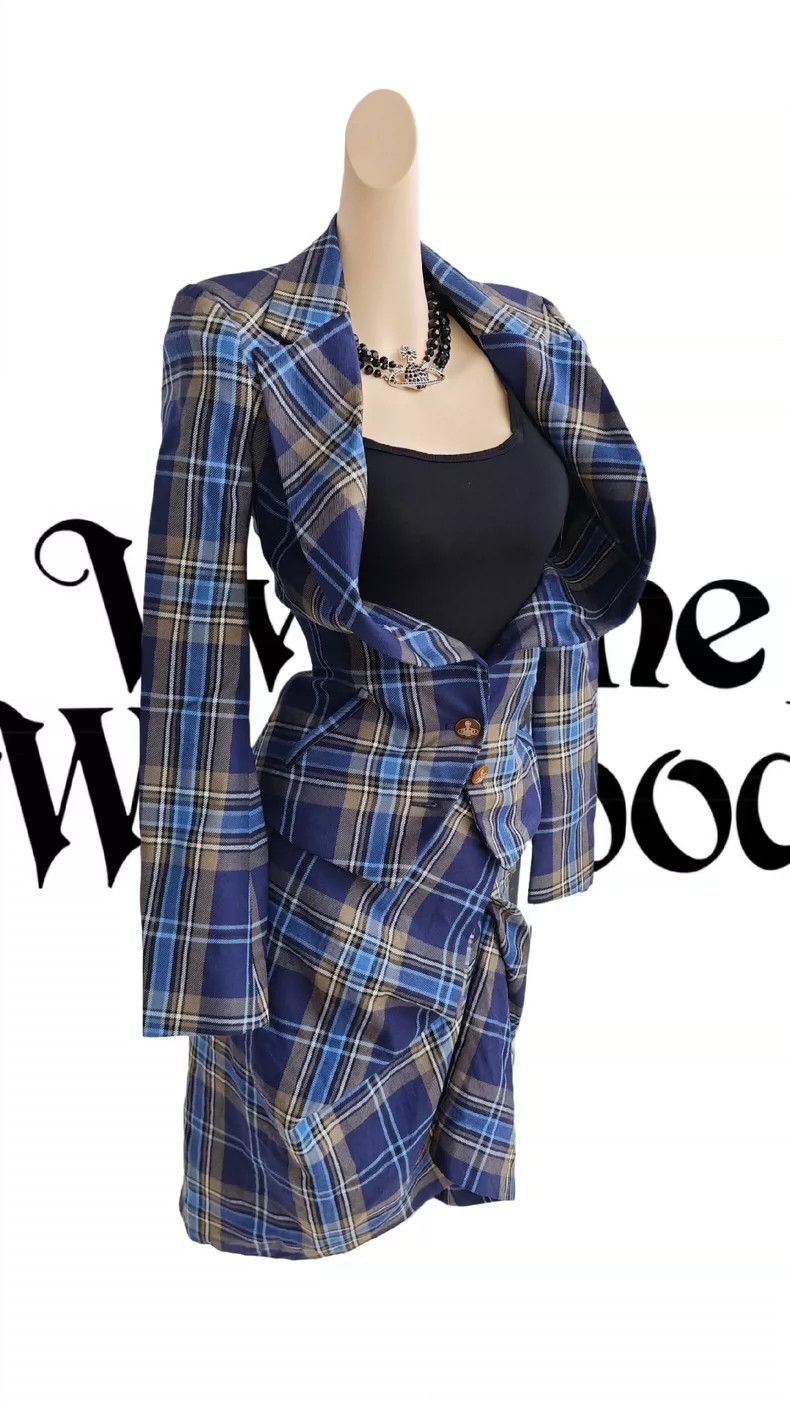 Vivienne Westwood Vivienne Westwood Tulip dark pattern retro jacket Size S / US 4 / IT 40 - 8 Thumbnail