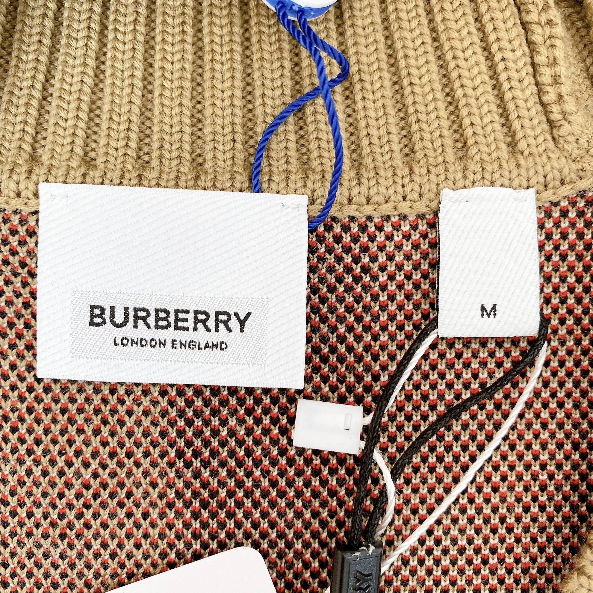 Burberry Burberry Khaki Check Wool Cardigan M BNWT Size US M / EU 48-50 / 2 - 7 Thumbnail