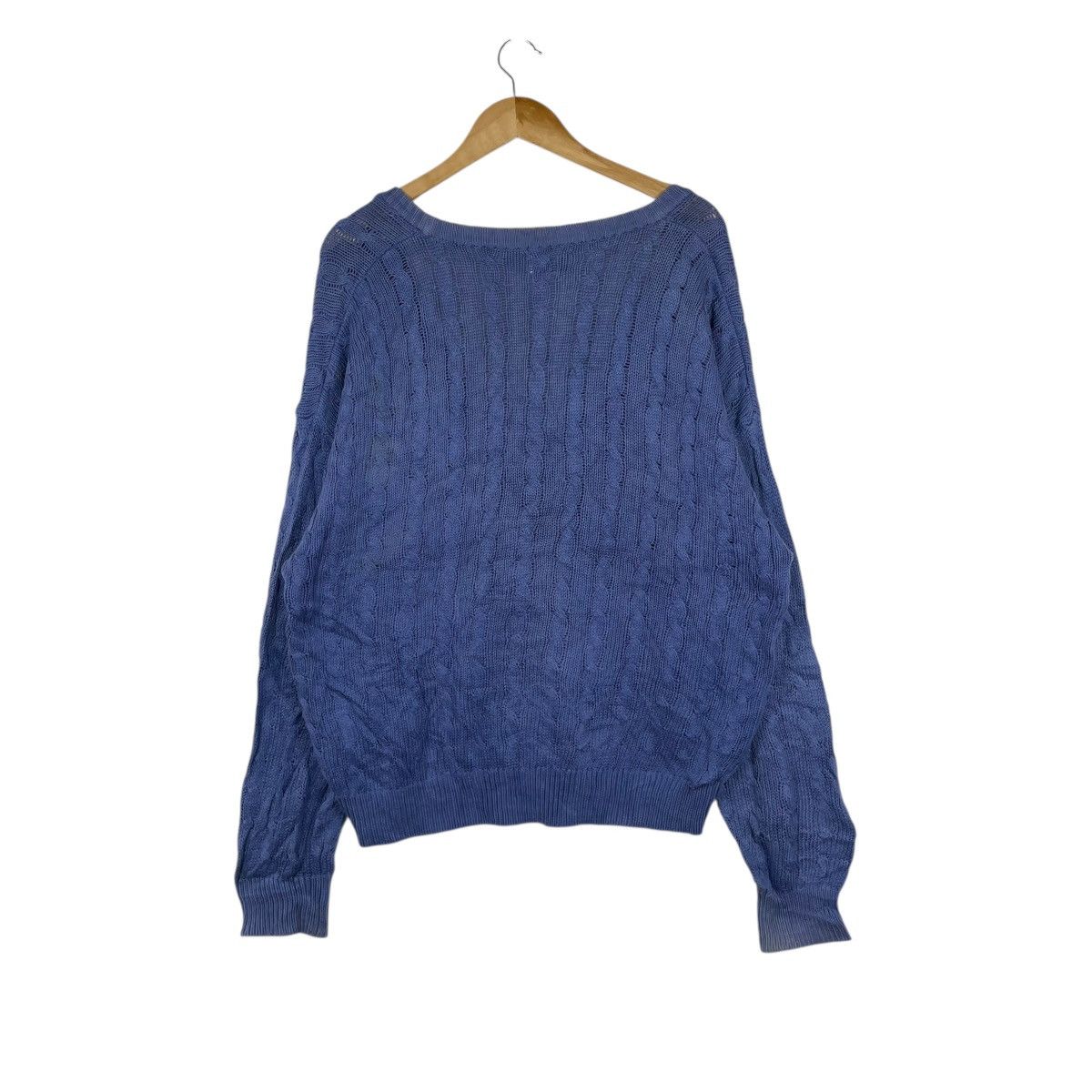 Benetton Vintage 90s Benetton Italy Knitwear Cardigan Sweater Size US XXL / EU 58 / 5 - 4 Thumbnail