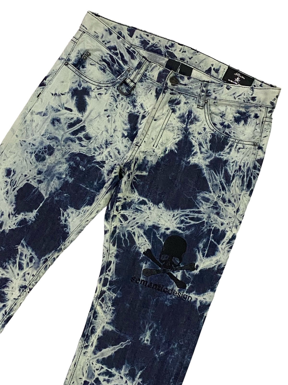 Japanese Brand × Roen × semanticdesign 2009 Roen X Semantic Design Acid Wash Denim Pants Size US 33 - 17 Thumbnail
