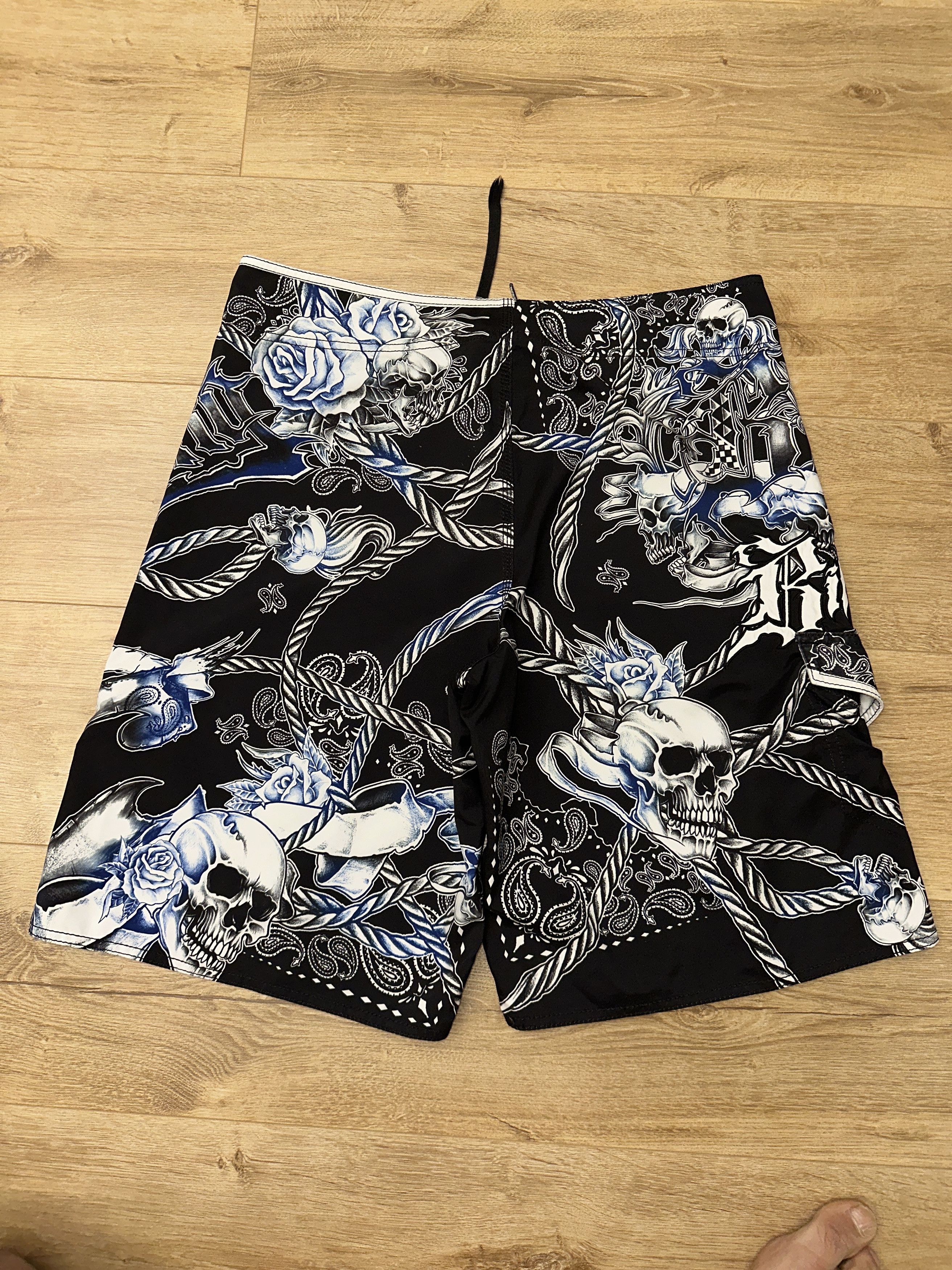 Billabong Billabong Skull Roses Board Shorts Surf Swim Trunks Size 36 Size US 36 / EU 52 - 6 Thumbnail