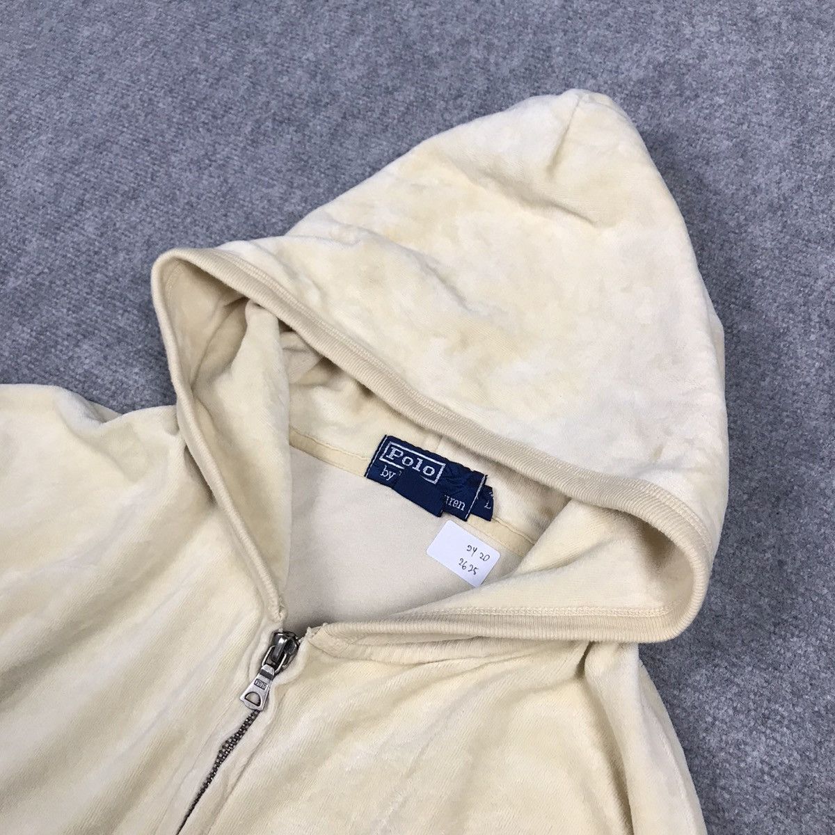 Polo Ralph Lauren Polo by Ralph Lauren Cream Zip Hoodies jacket Size US L / EU 52-54 / 3 - 5 Thumbnail