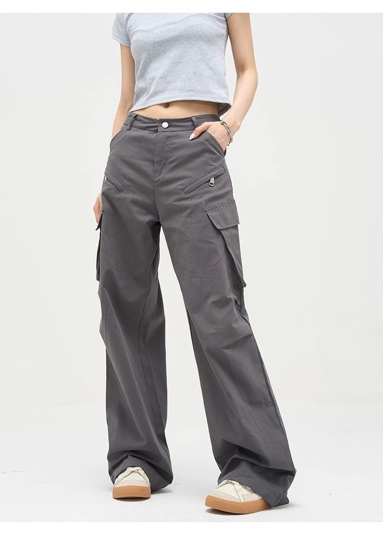 Japanese Brand × Vintage Retro casual straight leg casual pants Size US 32 / EU 48 - 1 Thumbnail