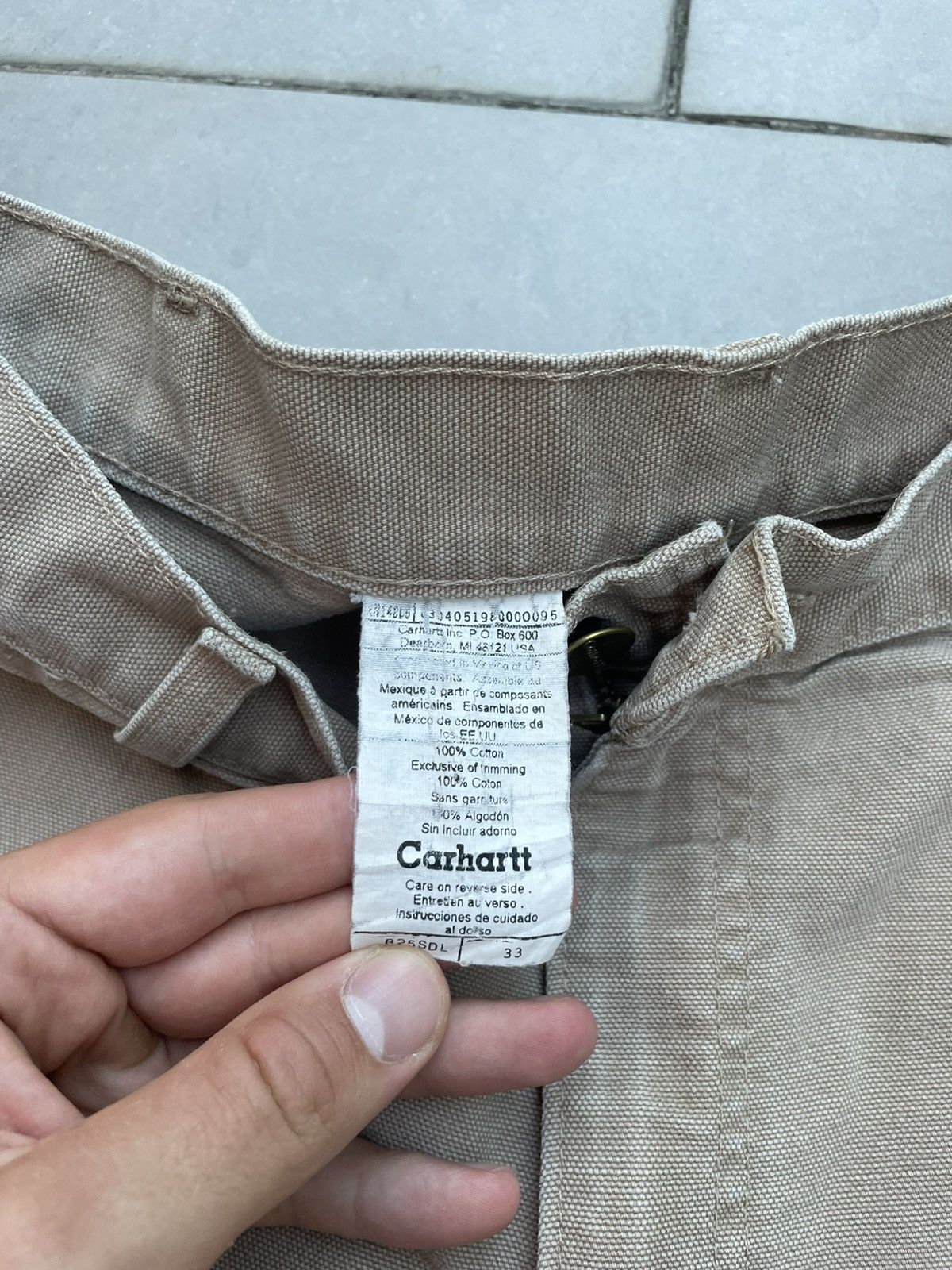 Carhartt Vintage Retro Workwear Y2K Carhartt Shorts Size US 33 - 4 Thumbnail