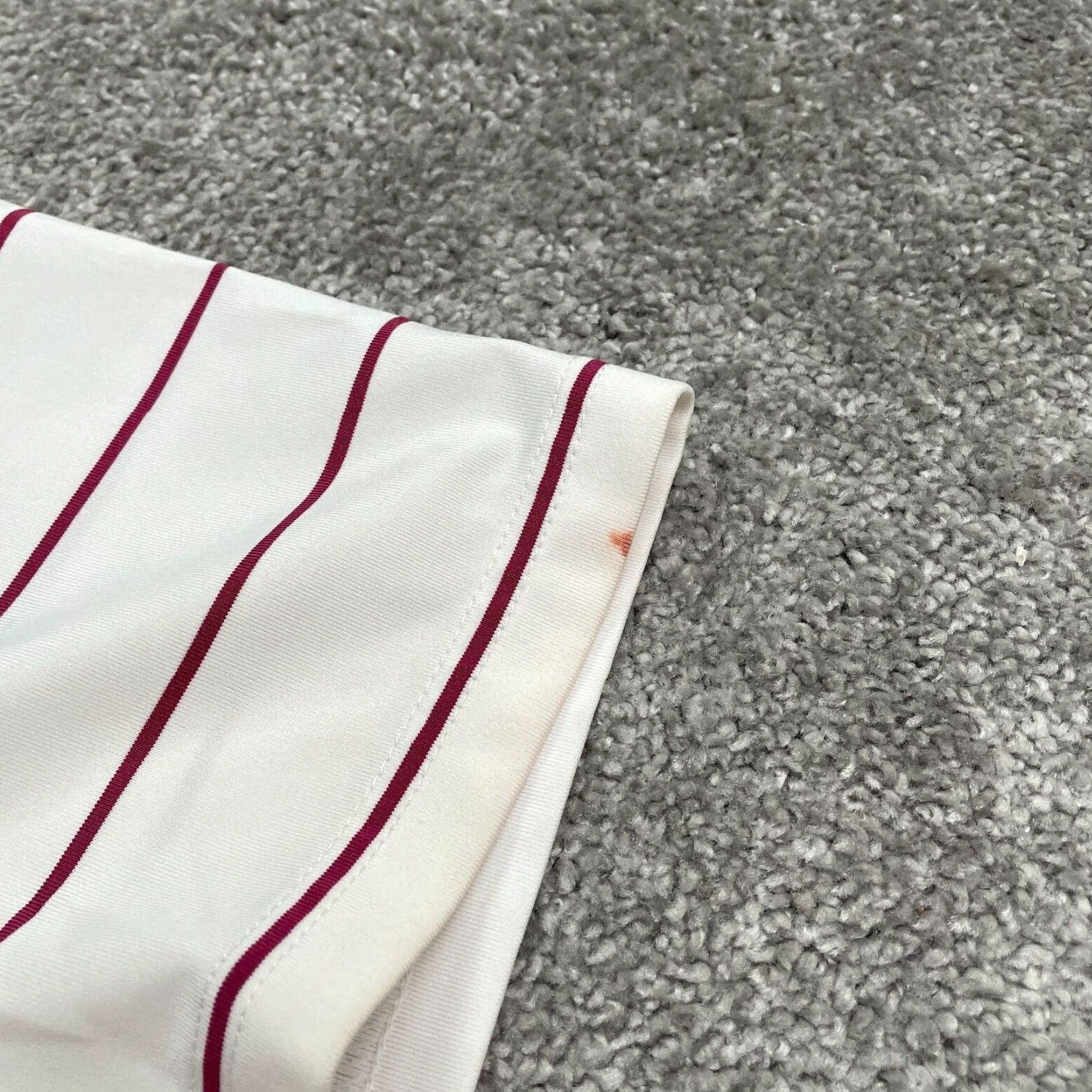 Under Armour Under Armour HeatGear Polo Shirt Mens L White Striped Short Sleeve Golf Activewear Top Size US L / EU 52-54 / 3 - 5 Thumbnail