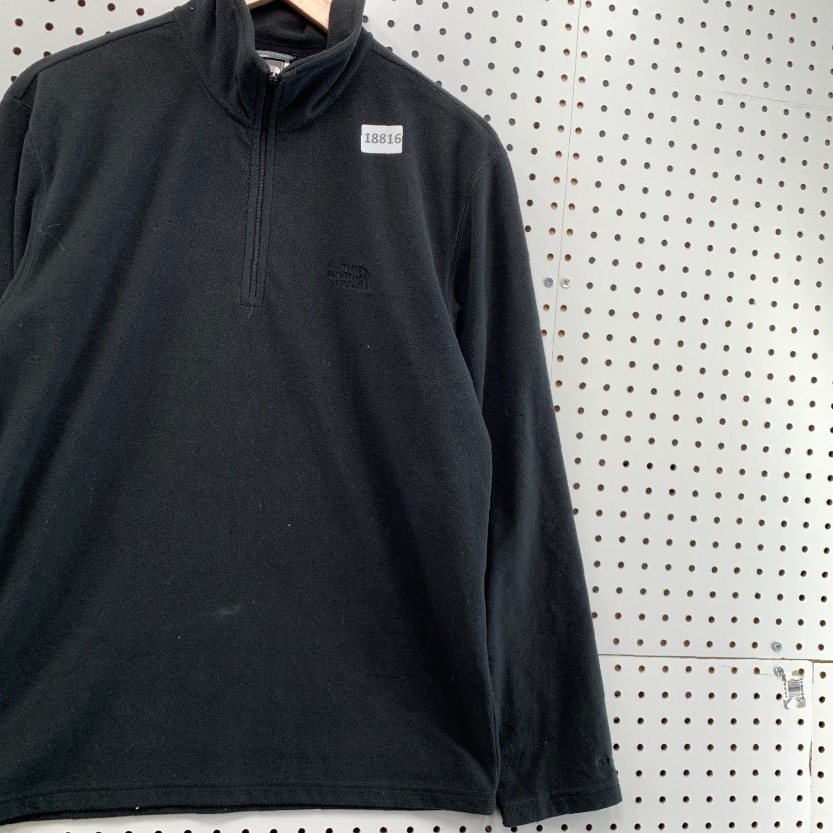 The North Face The North Face Mens Black 1/4 Zip Pullover Shirt Mens Medium Long Sleeve Fleece 21X27 Size US M / EU 48-50 / 2 - 4 Thumbnail