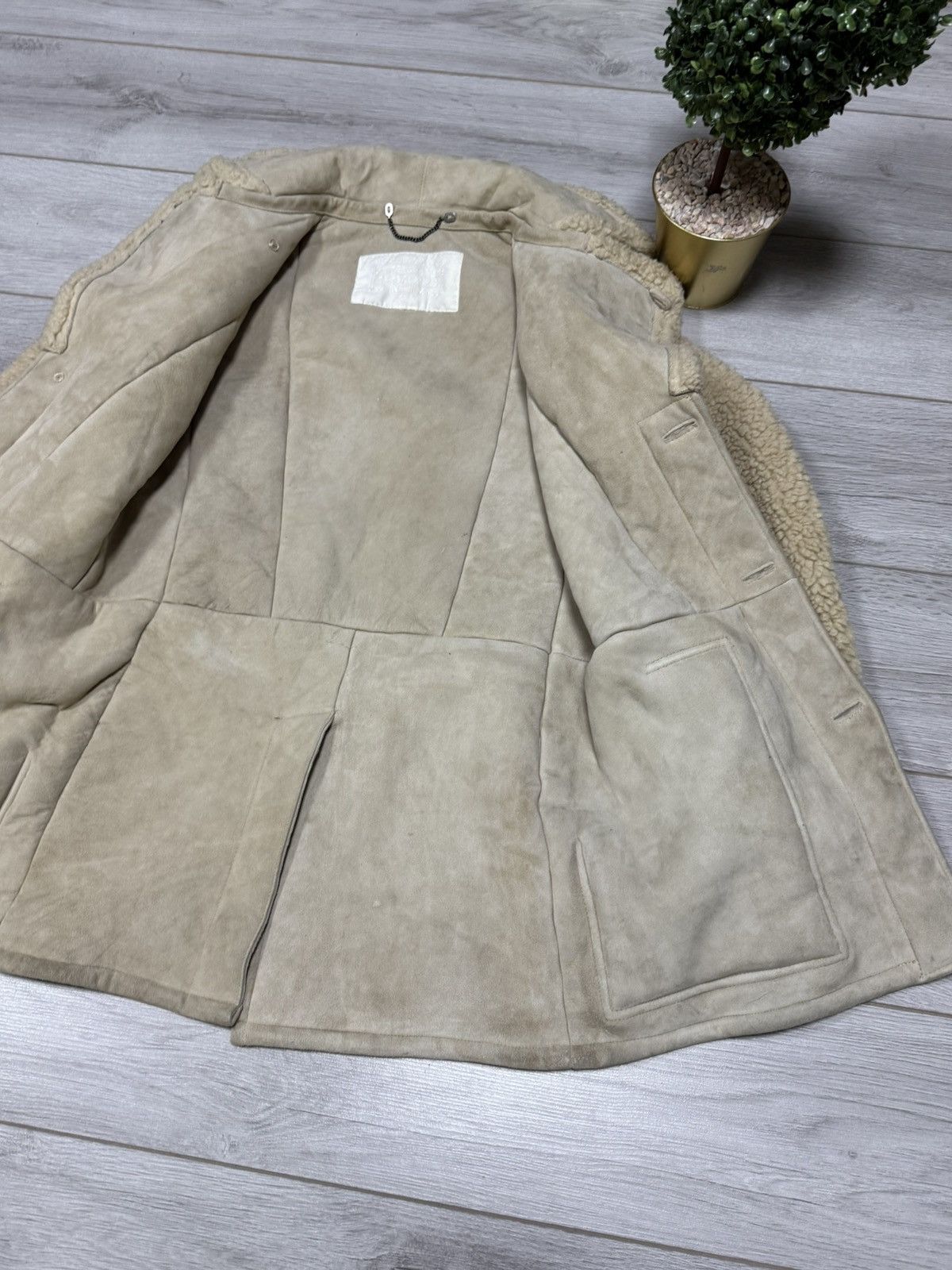 Maison Margiela Maison Margiela H&M reversed sheepskin leather coat jacket Size US S / EU 44-46 / 1 - 10 Thumbnail