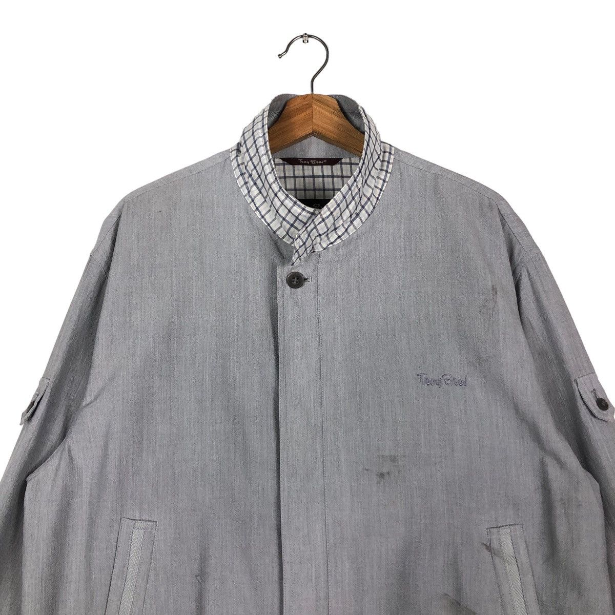 Japanese Brand 🔥Vintage Bomber Jacket Troy Bross Japan Issey Miyake Size US L / EU 52-54 / 3 - 3 Thumbnail