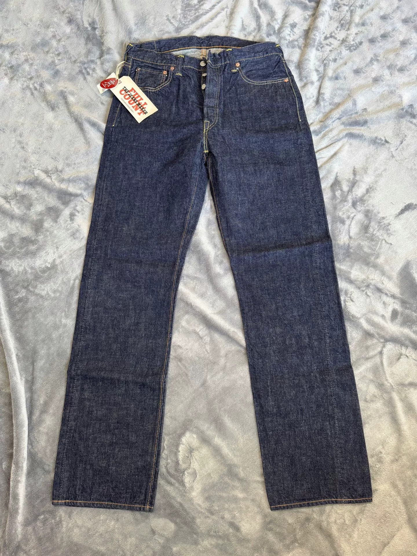Full Count & Co. FullCount 1101 High-Rise Straight Jeans Size US 33 - 1 Thumbnail