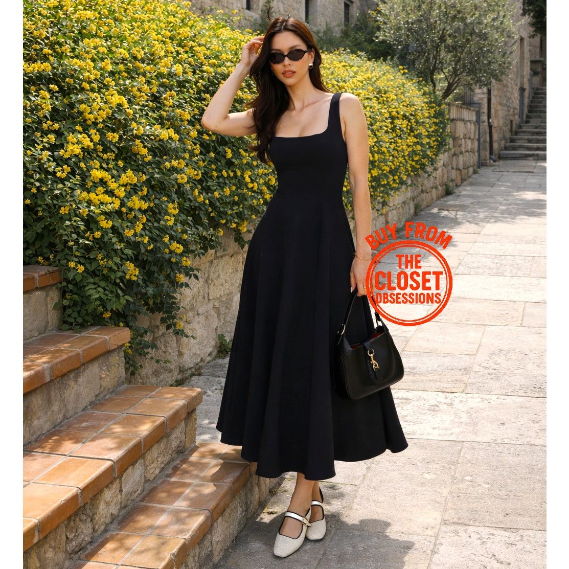 navy a line dress with sleeves A line Navy Long Prom Dress With Appliques – Girlswill