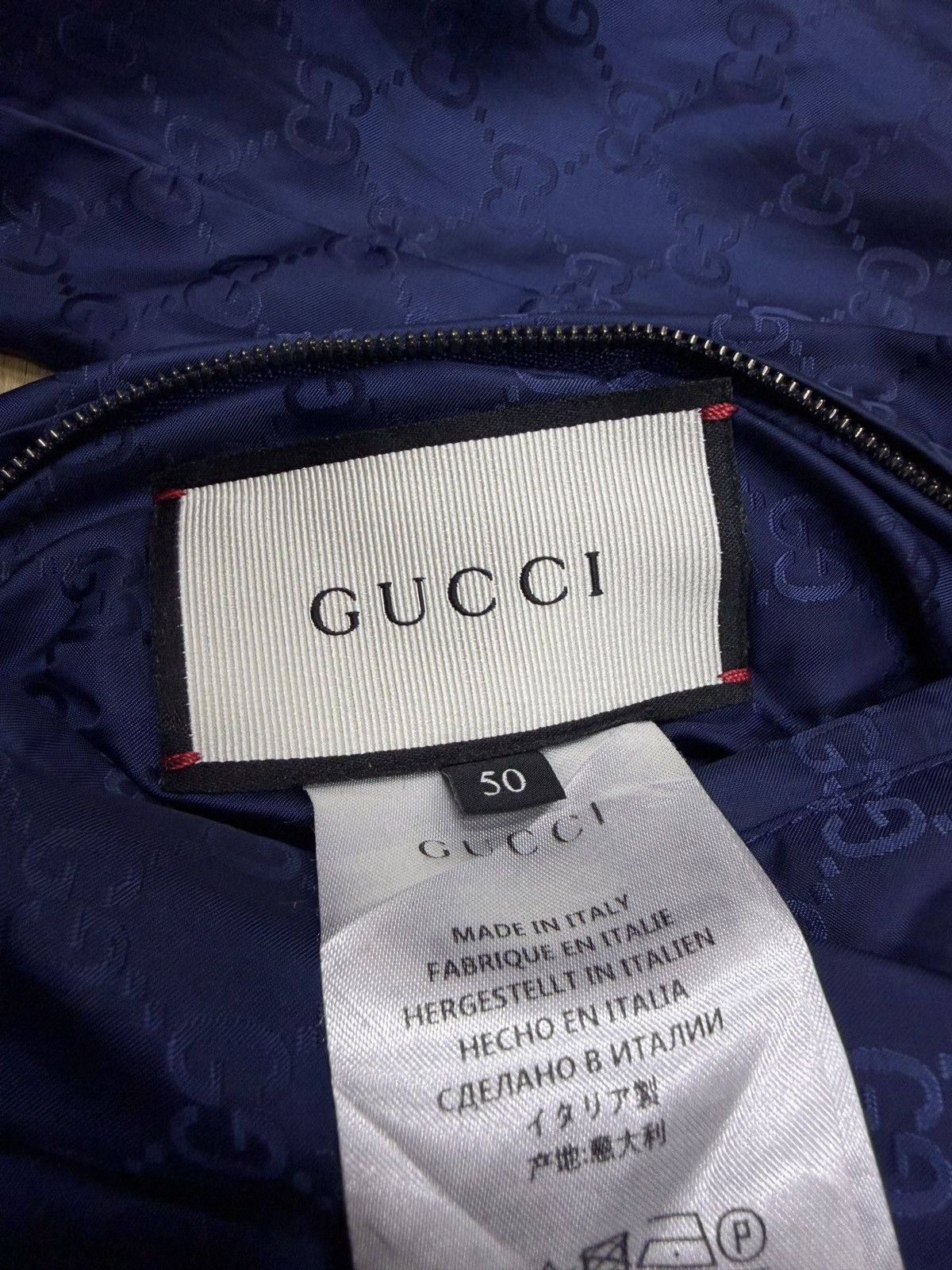 Gucci Gg nylon reversible bomper Size US M / EU 48-50 / 2 - 10 Thumbnail