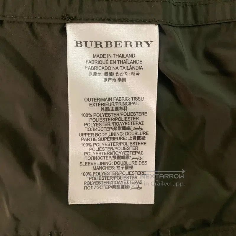 Burberry Burberry Green Polyester Women's Trench Coat. Size S / US 4 / IT 40 - 7 Thumbnail
