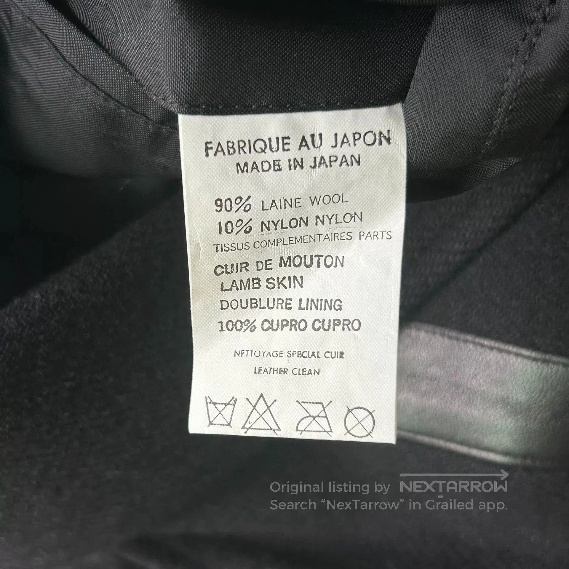 Yohji Yamamoto Yohji Yamamoto Black Suit Jacket with Leather. Size US M / EU 48-50 / 2 - 7 Thumbnail