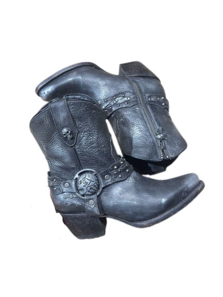 New Rock New Rock Western Cowboy Boots 38 Leather Size US 7.5 / IT 37.5 - 2 Thumbnail