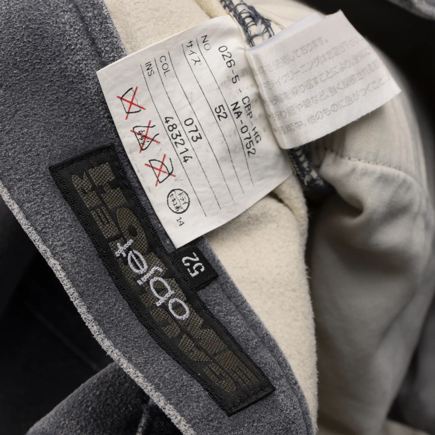 Jean Paul Gaultier Synthetic Suede Pants in Gray Size 52 Size US 36 / EU 52 - 19 Thumbnail