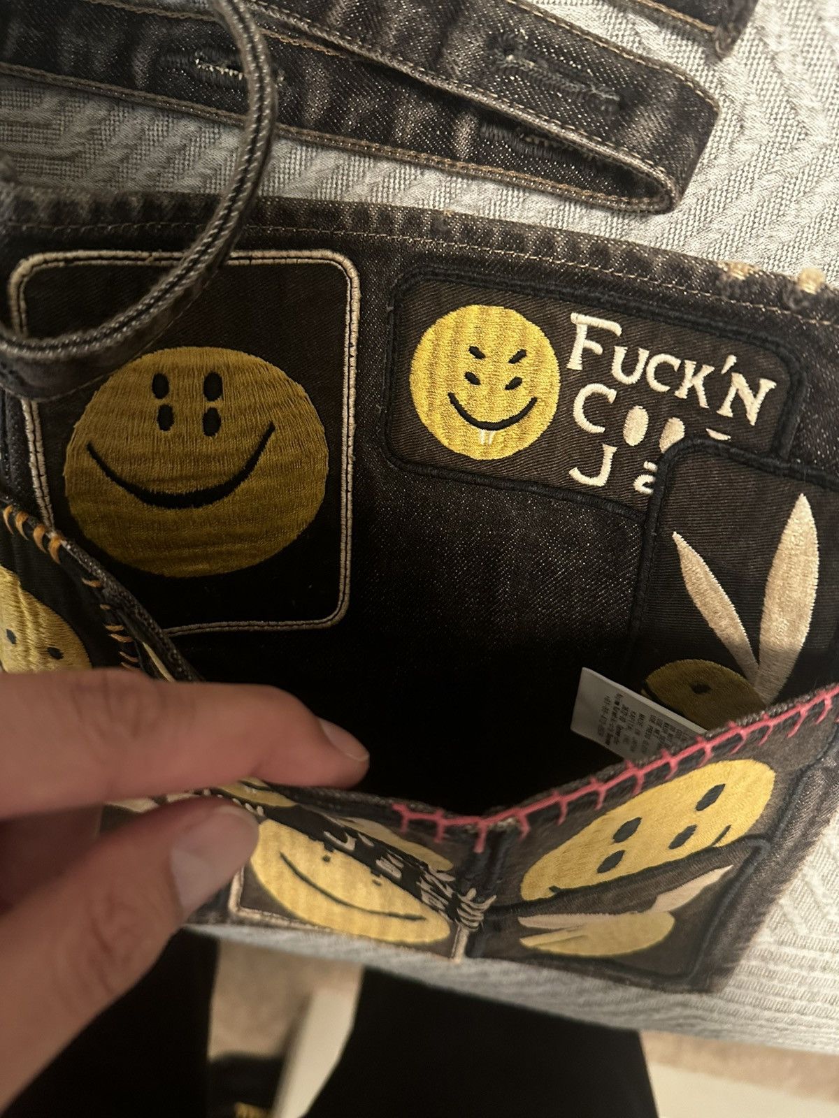 Kapital Kountry Kapital 14Oz Black Denim 2Way ad Apron Size ONE SIZE - 5 Thumbnail