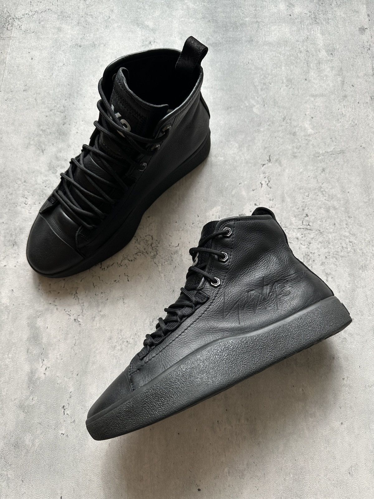 Y-3 BASHYO II TRIPLE BLACK Size US 9.5 / EU 42-43 - 4 Thumbnail