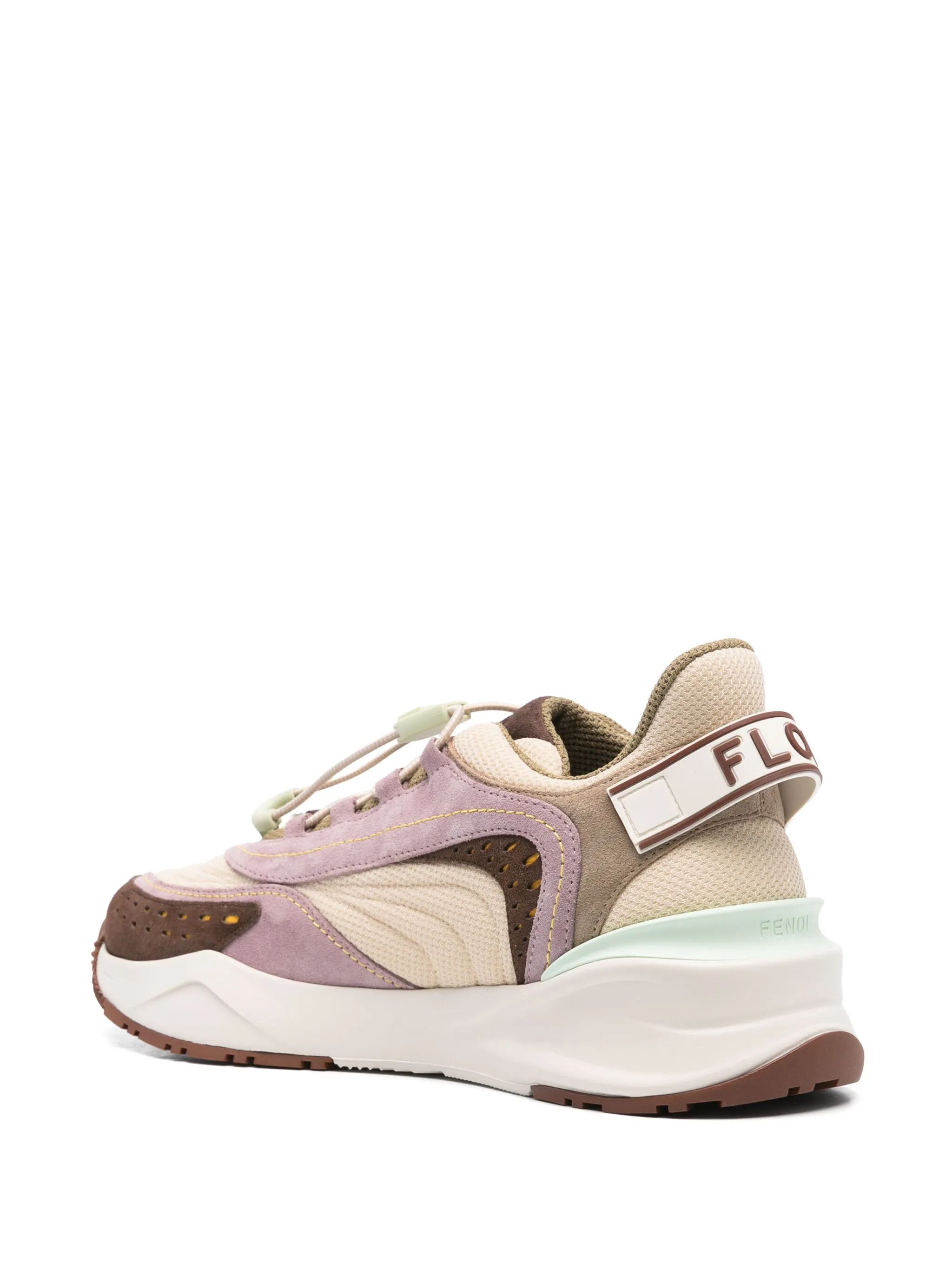 Fendi o1s1wg111025 Flow Low-Top Sneakers in Multicolor Size US 6 / IT 36 - 3 Thumbnail