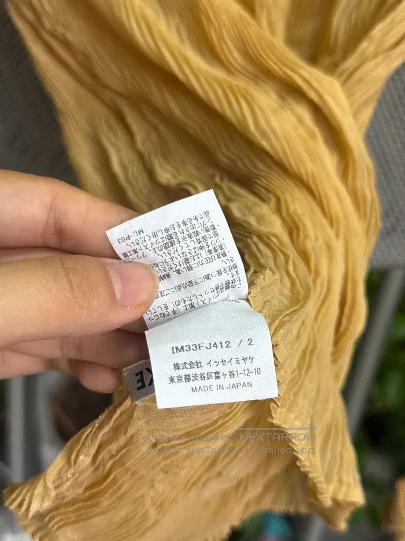 Issey Miyake Issey Miyake Beige Wicker Perspective Long Sleeve Size M / US 6-8 / IT 42-44 - 6 Thumbnail