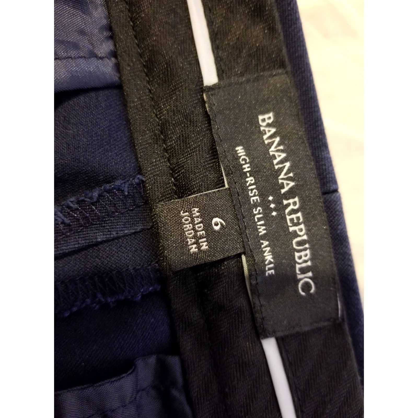 Banana Republic Womens Banana Republic Pants Chino Stretch Black 6 Dress Slacks Trousers Shirt? Size 28" / US 6 / IT 42 - 4 Thumbnail