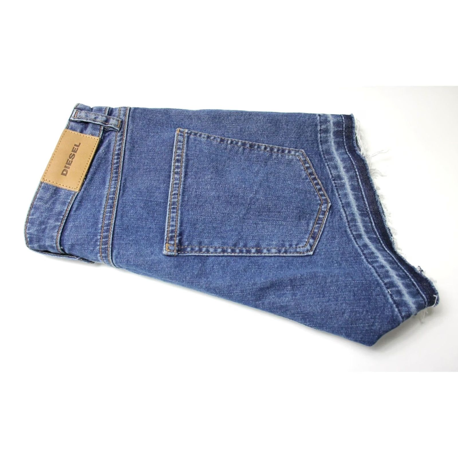 Diesel DIESEL DE SABY 0KARG Shorts Women's W23 Blue Denim Zip Fly Stretch Pockets Size 40" / US 18 - 5 Thumbnail